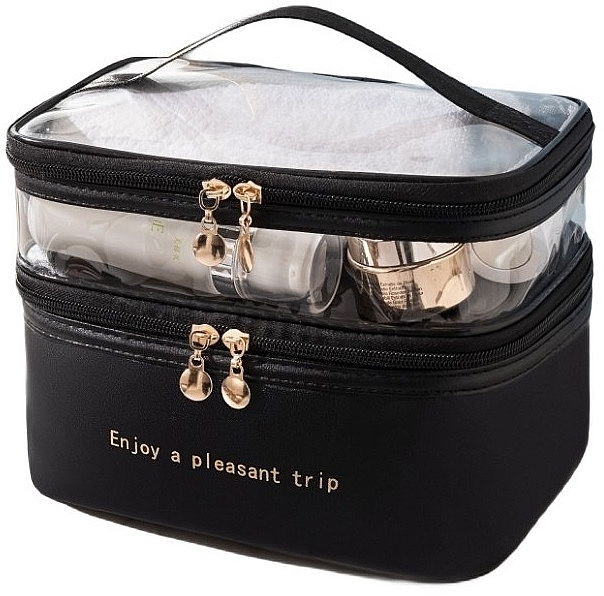 Cosmetic Bag KS92WZ1, black - Ecarla — photo N1