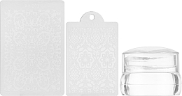 Fragrances, Perfumes, Cosmetics Silicone Transparent Stamp, 35 mm - Vizavi Professional