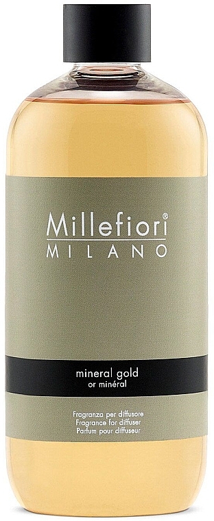 Fragrance Diffuser Refill - Millefiori Milano Natural Mineral Gold Diffuser Refill — photo N1