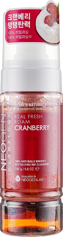 Cranberry Cleansing Foam - Neogen Dermalogy Real Fresh Foam Cranberry — photo N1