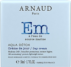 Normal and Combination Skin Day Cream - Arnaud Aqua Detox Day Cream — photo N2