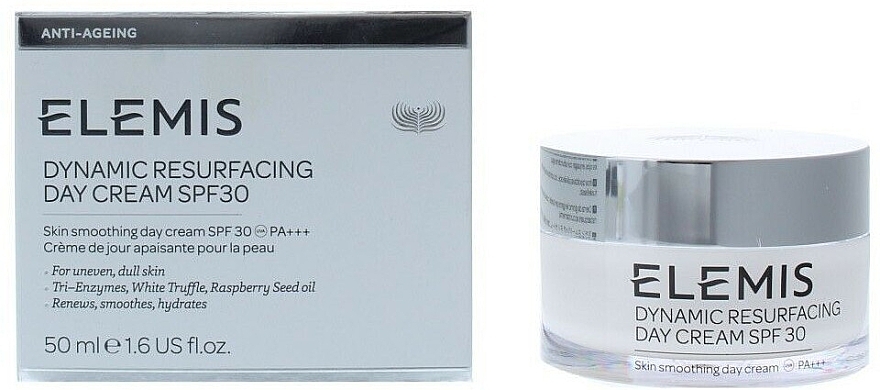 Facial Day Cream "Dynamic Resurfacing" - Elemis Dynamic Resurfacing Day Cream SPF 30 — photo N1
