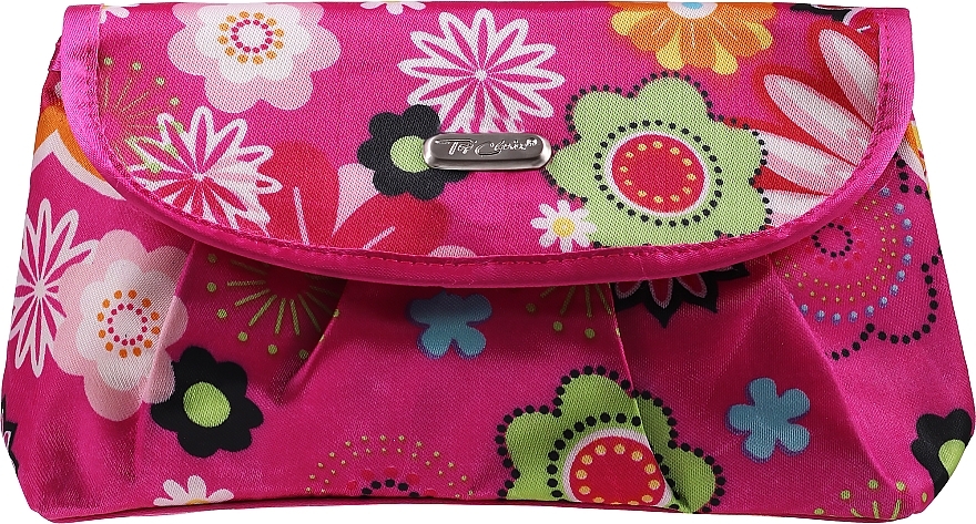 Makeup Bag "Flower" 92671, pink - Top Choice — photo N5