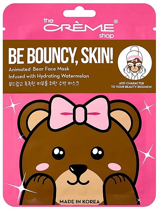 Face Mask - The Creme Shop Be Bouncy Skin Bear Mask — photo N1