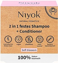 Solid Shampoo & Conditioner 'Soft Flower' - Niyok 2in1 — photo N1