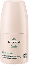 Fragrances, Perfumes, Cosmetics Refreshing Roll-On Deodorant - Nuxe Reve De The Fresh-feel Deodorant