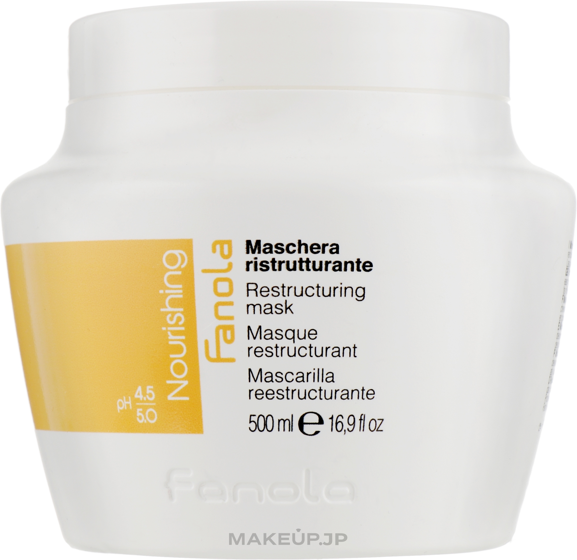 Restructuring Mask for Dry Hair - Fanola Nutri Care Restructuring Mask — photo 500 ml