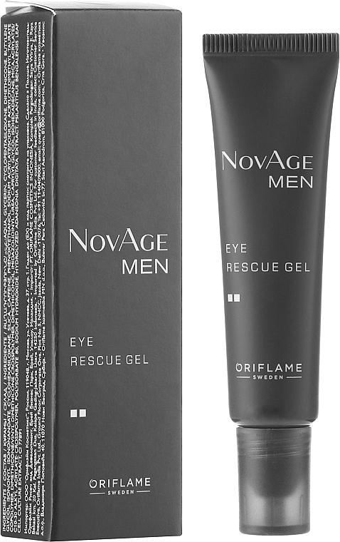 Tonic Eye Gel - Oriflame NovAge Men Eye Rescue Gel — photo N1