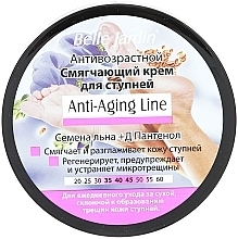 Fragrances, Perfumes, Cosmetics Anti-aging Softening Foot Cream with Flaxseed + D-Panthenol - Belle Jardin Anti-Aging Cream