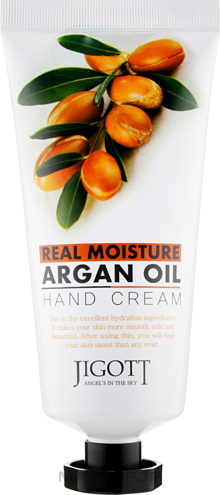 Argan Oil Hand Cream - Jigott Real Moisture Argan Oil Hand Cream — photo 100 ml