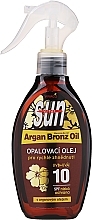 Fragrances, Perfumes, Cosmetics Tanning Oil - Vivaco Sun Argan Oil SPF 10