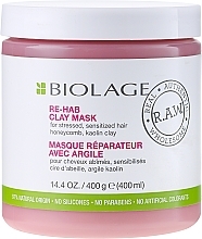 Hair Mask - Biolage R.A.W. Re-Hab Clay Mask — photo N4