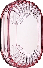 Fragrances, Perfumes, Cosmetics Soap Dish, 88032, transparent pink - Top Choice