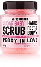 Fragrances, Perfumes, Cosmetics Sugar Body Scrub - Mr.Scrubber Sugar Baby Peony in Love