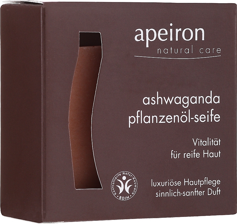 Ashwaganda Soap - Apeiron Natural Care Ashwaganda — photo N5