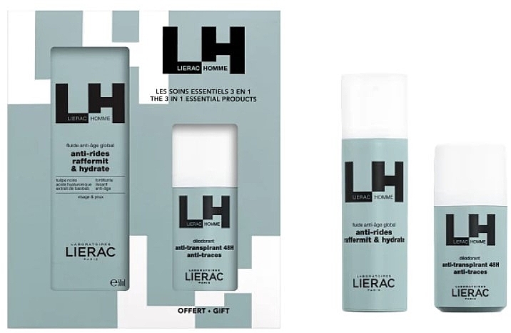 Set - Lierac Homme (fluid/50ml+deo/50ml) — photo N1