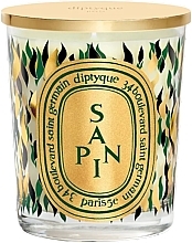 Fragrances, Perfumes, Cosmetics Scented Candle with Cap - Diptyque Sapin Pine Tree Candle