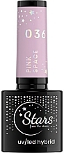 Hybrid Nail Polish - Stars from The Stars Pink Space UV/LED Hybrid — photo N1