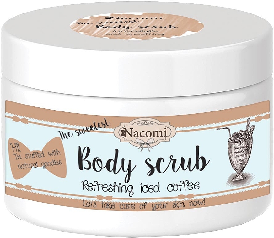 Body Scrub with Shea Butter and Coffee - Nacomi Natural Body Scrub Refreshing Iced Cofee — photo N1