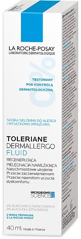 Moisturizing Face Fluid for Hypersensitive Skin - La Roche Posay Toleriane Dermallergo Fluide — photo N5