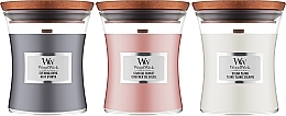 Candle Set, 3 pcs - Woodwick Gift Deluxe Set — photo N5