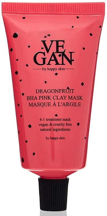 Set - Vegan By Happy Dragonfruit BHA Pink Clay Mask (f/mask/3x50ml) — photo N2