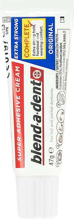 Denture Fixation Cream - Blend-A-Dent Extra Strong Original Super Adhesive Cream	 — photo N1