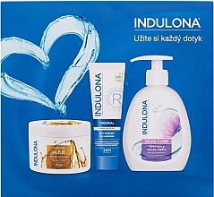 Fragrances, Perfumes, Cosmetics Set - Indulona (h/cr/75ml + soap/300/ml + b/cr/250ml)