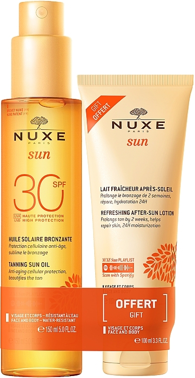 Set - Nuxe Sun SPF 30 (b/oil 150ml + b/lot 100ml) — photo N1