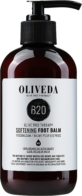 Softening Foot Balm - Oliveda B20 Softening Foot Balm — photo N1