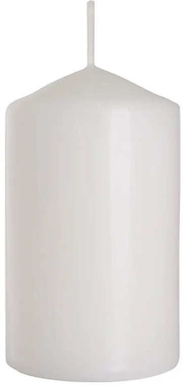 Cylindrical Candle 60x100 mm, white - Bispol — photo N1