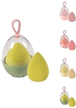 Makeup Sponge in a Case, 38402, yellow - Top Choice Blender Sponge with Case — photo N2