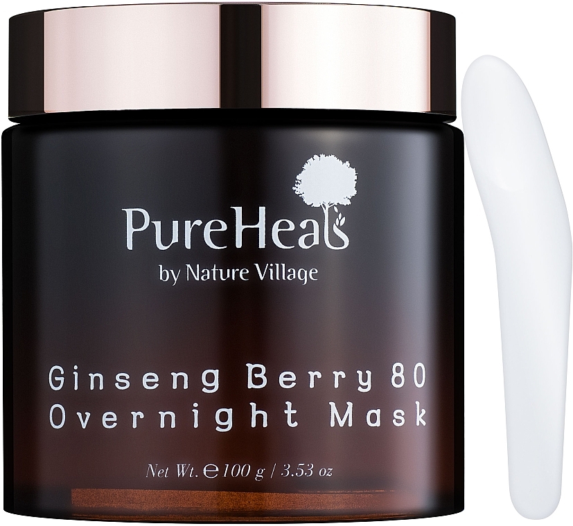 Energizing Night Mask with Ginseng Extract - PureHeal's Ginseng Berry 80 Overnight Mask — photo N2