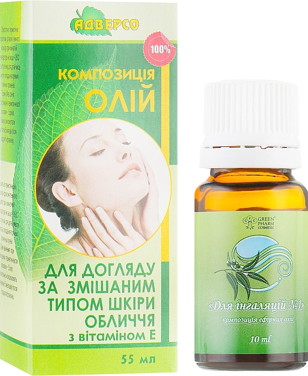 Essential Oil Blend for Combination Skin - Adverso — photo N1