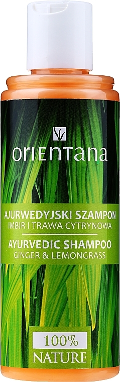 Shampoo - Orientana Ayurvedic Shampoo Ginger & Lemongrass — photo N5