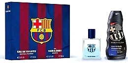 Fragrances, Perfumes, Cosmetics EP Line FC Barcelona Gift Set - Set (edt/100ml + b/gel/300ml) 