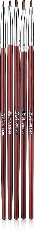 Chinese Art Brush Set, 5 pcs - Vizavi Professional — photo N1