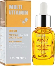 Vitamin Face Serum - FarmStay DR-V8 Ampoule Solution Multi Vitamin — photo N10