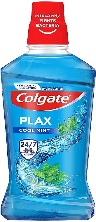 Mouthwash "Refreshing Mint" - Colgate Plax — photo N1