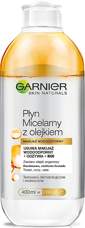 Oil Infused Micellar Water - Garnier Skin Naturals — photo N1