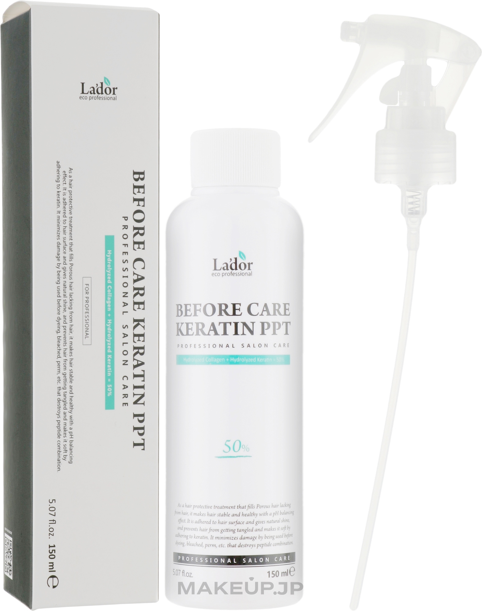 Keratin Protection for Hair Coloring - La'dor Eco Before Care Keratin PPT — photo 150 ml