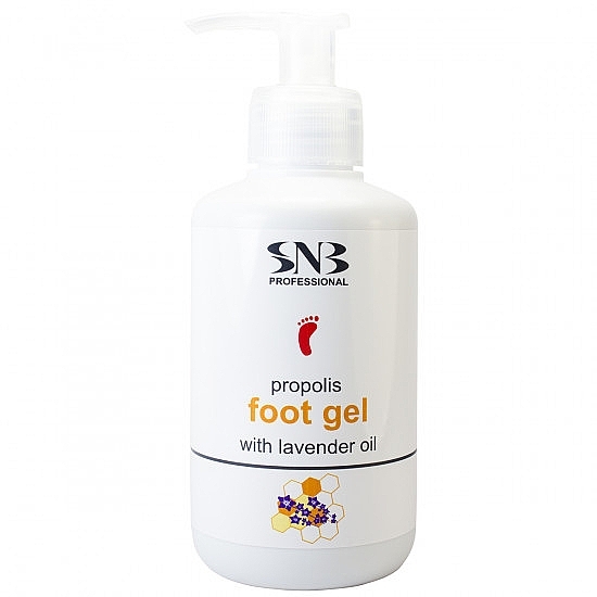 Foot Gel with Propolis & Lavender Oil - SNB Professional Foot Gel With Propolis And Lavender Oil — photo N2