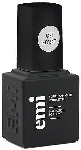 Gel Top Coat - Emi Ultra Strong Top Coat Gel Effect — photo N1