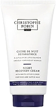 Night Recovery Hair Cream with White Lotus Blossom - Christophe Robin Night Recovery Cream With White Lotus Flower — photo N1