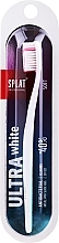 Fragrances, Perfumes, Cosmetics Soft Toothbrush, white-pink - Splat Ultra White Soft