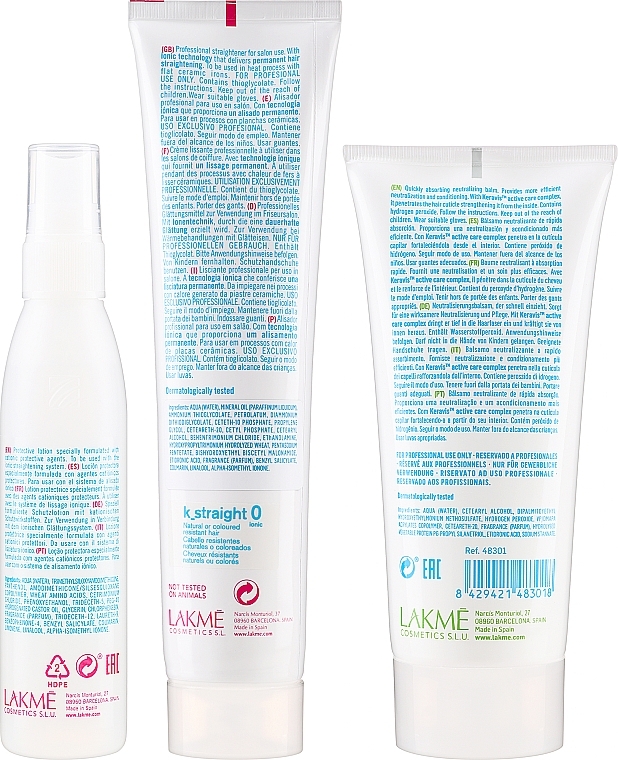 Straightening System for Resistant Hair - Lakme K.Straight Ionic Straightening System for Resistant Hair 0 — photo N15