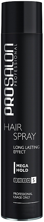 Extra Strong Hold Hair Spray - Prosalon Long Lasting Effect Hair Spray — photo N1