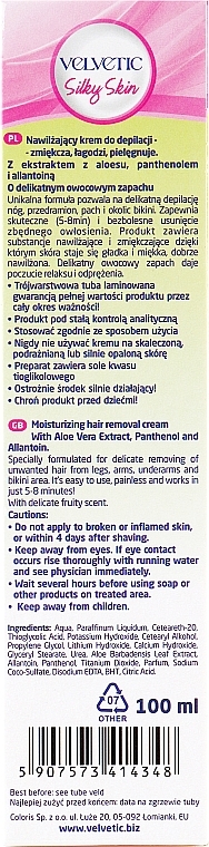 Moisturising Hair Removal Cream - Velvetic Silky Skin Moisturizing Hair Removal Cream — photo N12
