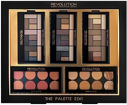 Fragrances, Perfumes, Cosmetics Makeup Set - Makeup Revolution (3xeyeshadow/palette/13g + blush/palette/13g + bronze/palette/13g)