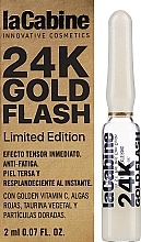 Firming Face Ampoules - La Cabine Flash 24 K Gold Ampoules — photo N1